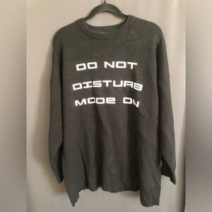 Zara DO NOT DISTURB MODE ON Knit sweater